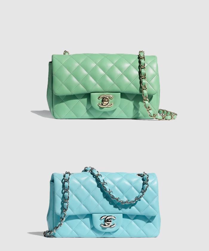[CHANEL-샤넬]<br>클래식 램스킨 뉴미니 인기색상 A69900